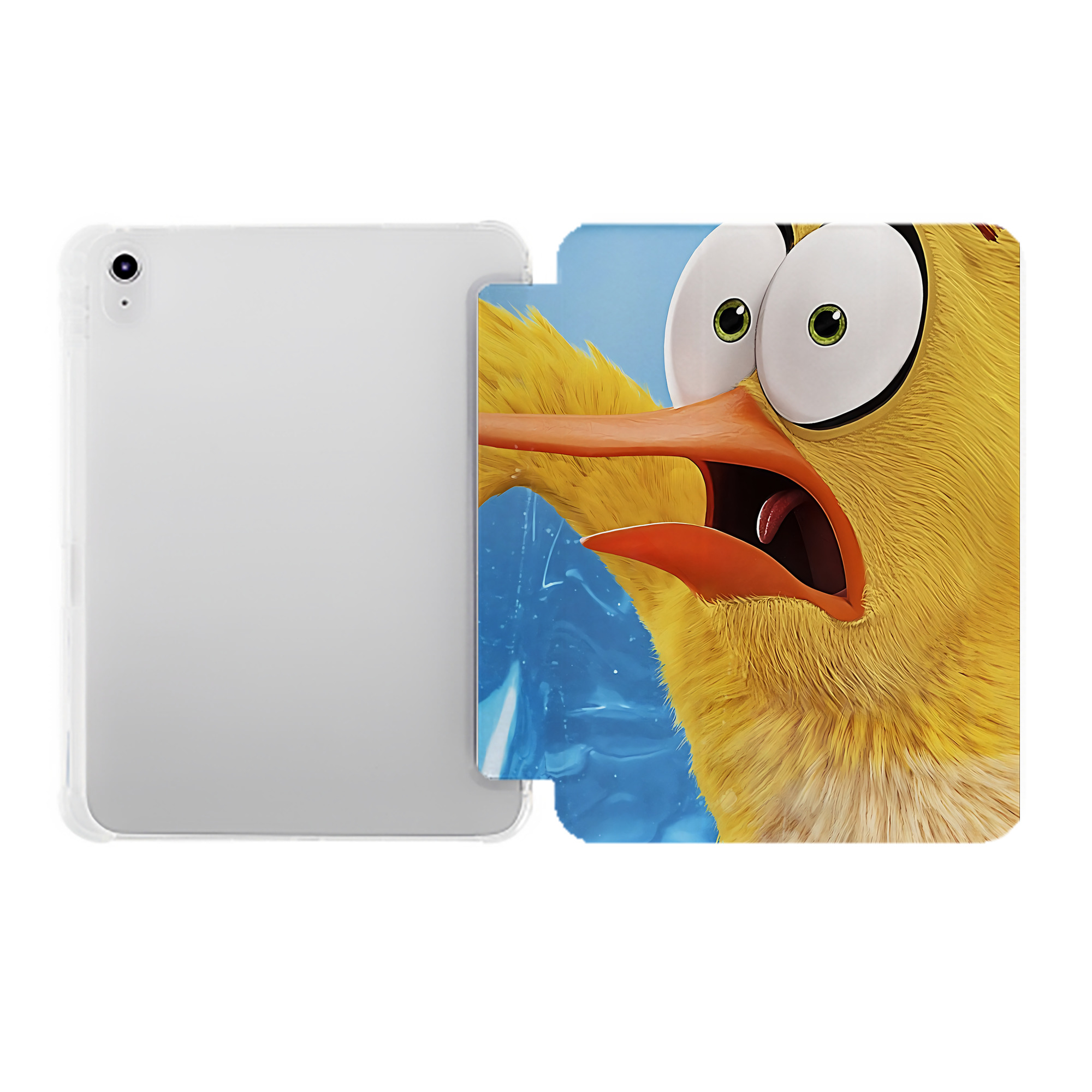 （画像用） Angry Birds アングリーバード IPad ケース ペン収納付き 三つ折りスタンド PUレザー×シリコン 対応機種9.5/10.5/10.9インチ